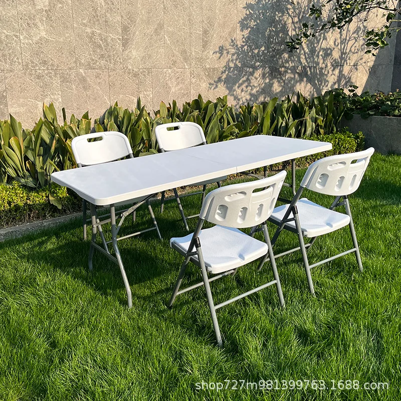 Outdoor stall dedicated HDPE portable rectangular plastic folding learning long conference table
Outdoor stall dedicated HDPE portable rectangular plastic folding learning long conference table
