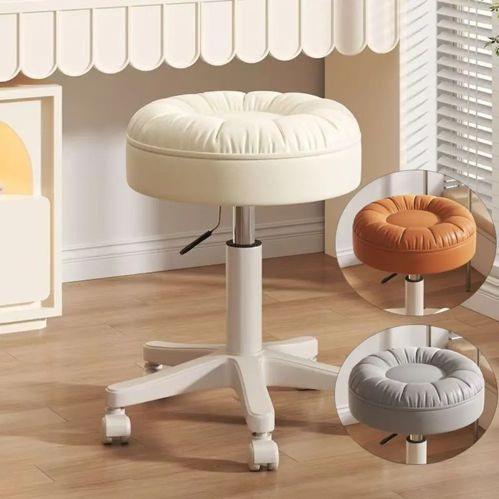 360° Rotation Makeup Chair Sliding Wheels Pulley Lifting Round Stool Adjustable Height Space-Saving Bar Hair Chair
360° Rotation Makeup Chair Sliding Wheels Pulley Lifting Round Stool Adjustable Height Space-Saving Bar Hair Chair