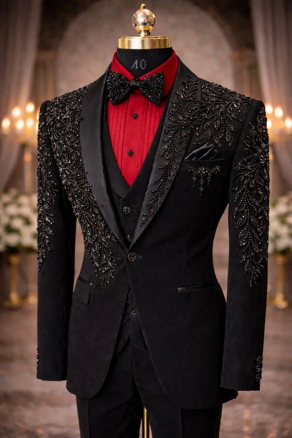 Sparkly Embroidered Diamond Tuxedo Men Suit Customized Slim Groom Party Male Blazers 2 Piece Set Wedding Shawl Lapel ropa hombre
Sparkly Embroidered Diamond Tuxedo Men Suit Customized Slim Groom Party Male Blazers 2 Piece Set Wedding Shawl Lapel ropa hombre