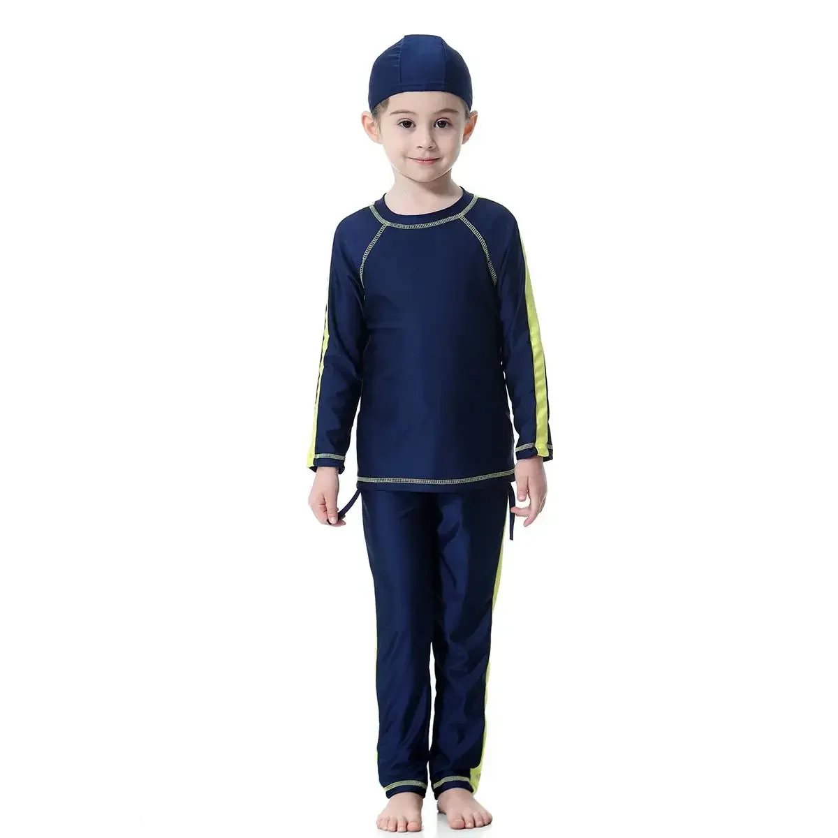 Modest Burkinis For Kids Girls Muslim Children Swimming Clothing Arabic Swimsuit Islam Swimwear Tops+Pants+Hat Bathing Suit 3pcs
Modest Burkinis For Kids Girls Muslim Children Swimming Clothing Arabic Swimsuit Islam Swimwear Tops+Pants+Hat Bathing Suit 3pcs