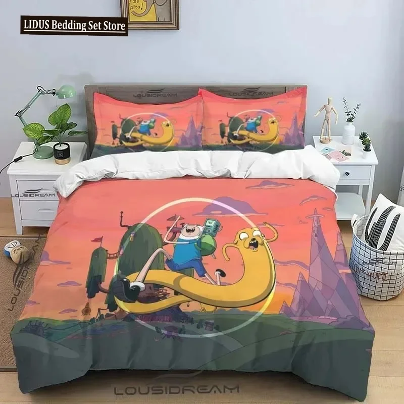 Adventure Time Finn and Jake Duvet Cover Comforter Single Twin Full Queen Size Polyester Bedding Set for Youth Girl Boys Gift
Adventure Time Finn and Jake Duvet Cover Comforter Single Twin Full Queen Size Polyester Bedding Set for Youth Girl Boys Gift
