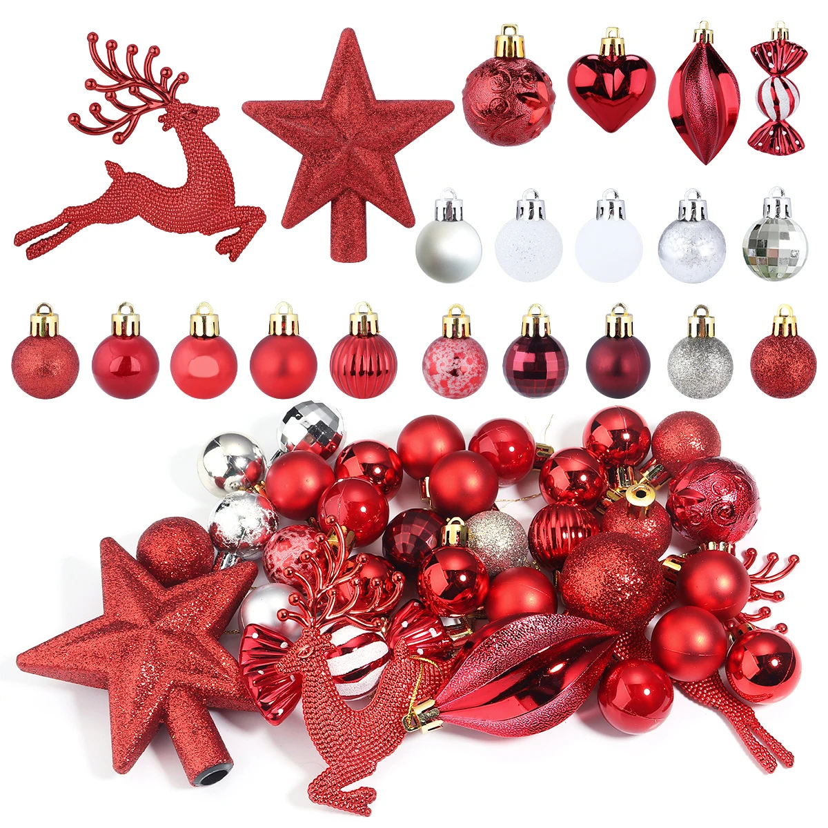 1 Box Plastic Christmas Decorations Gifts Box Christmas Tree Decoration Pendant Christmas Decoration Plastic Set
1 Box Plastic Christmas Decorations Gifts Box Christmas Tree Decoration Pendant Christmas Decoration Plastic Set