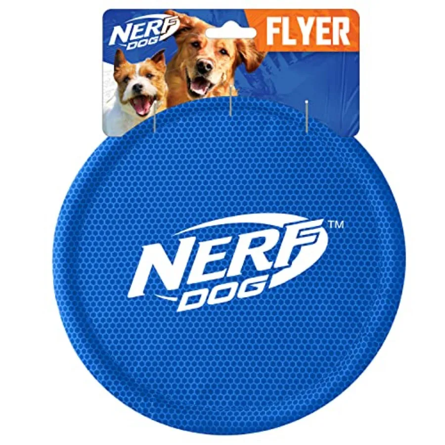 Nylon Flyer Dog Toy, Flying Disc, Lightweight, Durable and Water Resistant, Great for Beach and Pool, 9 inch diameter, for Medi
Nylon Flyer Dog Toy, Flying Disc, Lightweight, Durable and Water Resistant, Great for Beach and Pool, 9 inch diameter, for Medi