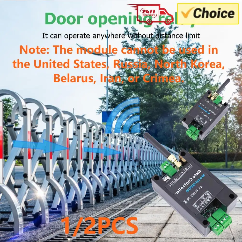 G202 2G Remote Control 200 Users GSM Gate Opener Relay Switch Door Access Wireless Door Opener By Free Call 850/900/1800/1900MHz
G202 2G Remote Control 200 Users GSM Gate Opener Relay Switch Door Access Wireless Door Opener By Free Call 850/900/1800/1900MHz