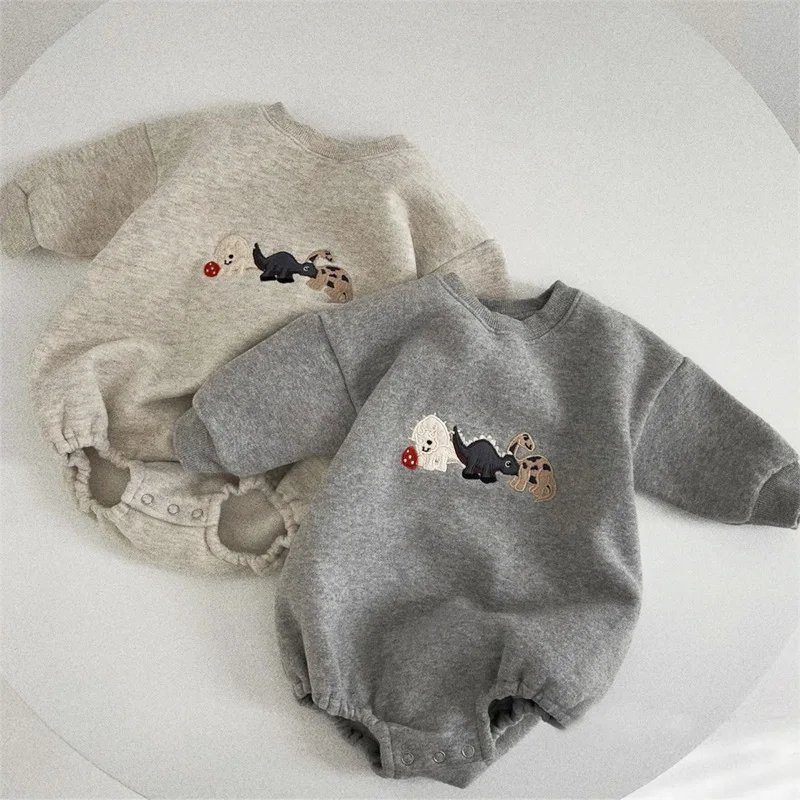 Baby Toddlers Clothes 2024 Korean Style New Fashionable Autumn Winter Onesie Embroidery Fleece Hoodie Warm Casual Simple Romper
Baby Toddlers Clothes 2024 Korean Style New Fashionable Autumn Winter Onesie Embroidery Fleece Hoodie Warm Casual Simple Romper
