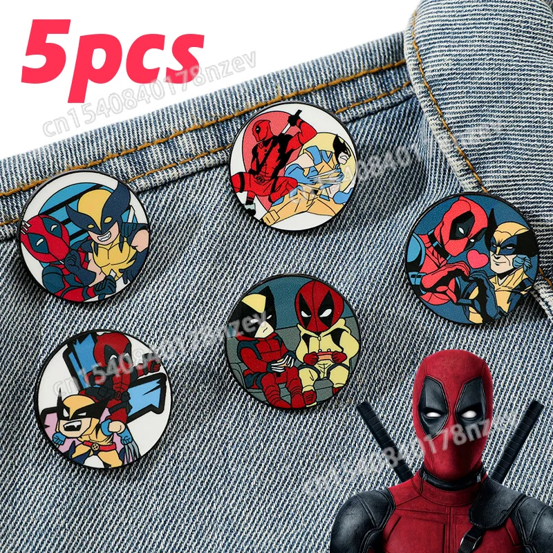 Disney Deadpool Alloy Brooch Cartoon Movie Figure Deadpool Creative Pin Decoration Clothing Brooch Badge Jewelry Accessories
Disney Deadpool Alloy Brooch Cartoon Movie Figure Deadpool Creative Pin Decoration Clothing Brooch Badge Jewelry Accessories