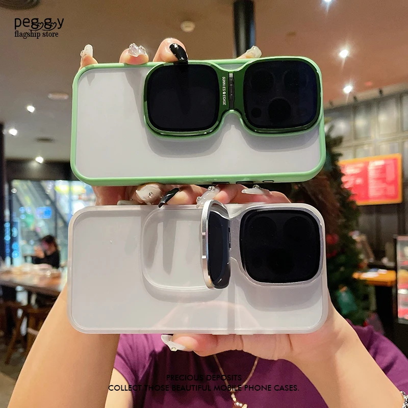 Lens holder Phone Case For iPhone 15 13 12 14 Pro Max 15 Shockproof Drop Protection Silicone Frame Acrylic Backplane Stand Cover
Lens holder Phone Case For iPhone 15 13 12 14 Pro Max 15 Shockproof Drop Protection Silicone Frame Acrylic Backplane Stand Cover