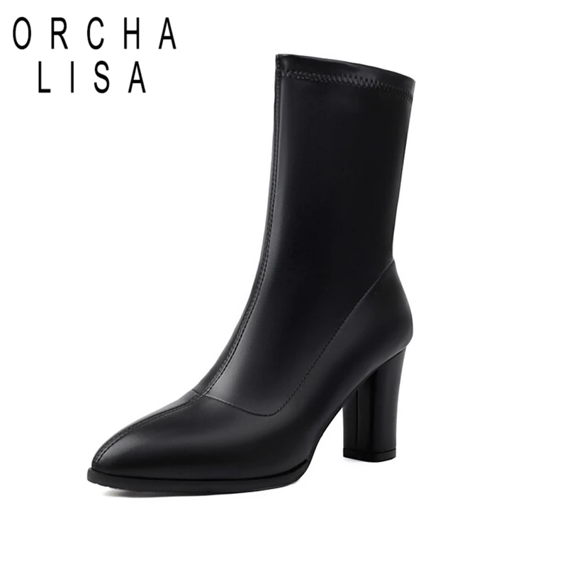 ORCHALISA Fashion 10cm Stiletto Heel Faux Block Ankle Boots Autumn Antislip Shoes Big Size 47 48 US17 Apricot Black
ORCHALISA Fashion 10cm Stiletto Heel Faux Block Ankle Boots Autumn Antislip Shoes Big Size 47 48 US17 Apricot Black