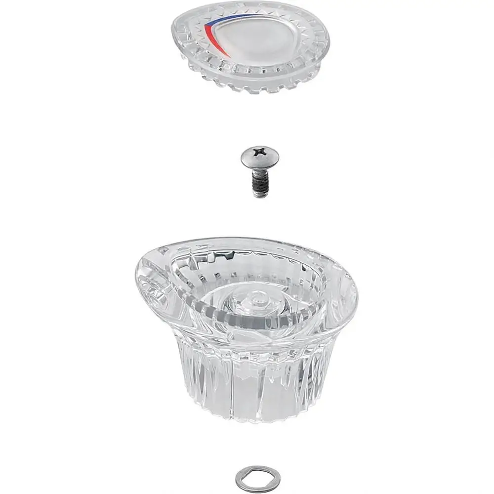 Single Handle Bathroom Faucet with Acrylic Knob Handle Kit
Single Handle Bathroom Faucet with Acrylic Knob Handle Kit