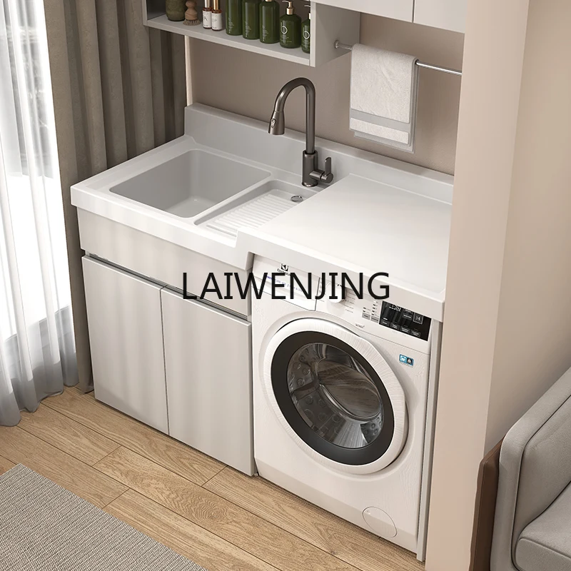 MJY stainless steel washing machine cabinet integrated balcony laundry cabinet combination custom honeycomb aluminum
MJY stainless steel washing machine cabinet integrated balcony laundry cabinet combination custom honeycomb aluminum
