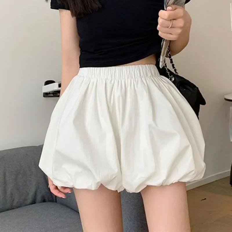 Lucyever 2025 Spring Fluffy Bloomer Shorts for Women Solid High Waist Loose Cute Shorts Female Korean All Match Short Pants
Lucyever 2025 Spring Fluffy Bloomer Shorts for Women Solid High Waist Loose Cute Shorts Female Korean All Match Short Pants