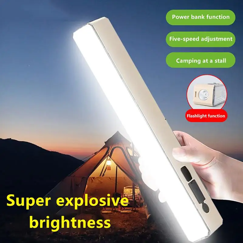 ^1Pc LED Camping Multi-Function Work Light With Hook USB Rechargeable Underhood Work Lamp Bar For Car Repair Outdoor Lighting
^1Pc LED Camping Multi-Function Work Light With Hook USB Rechargeable Underhood Work Lamp Bar For Car Repair Outdoor Lighting