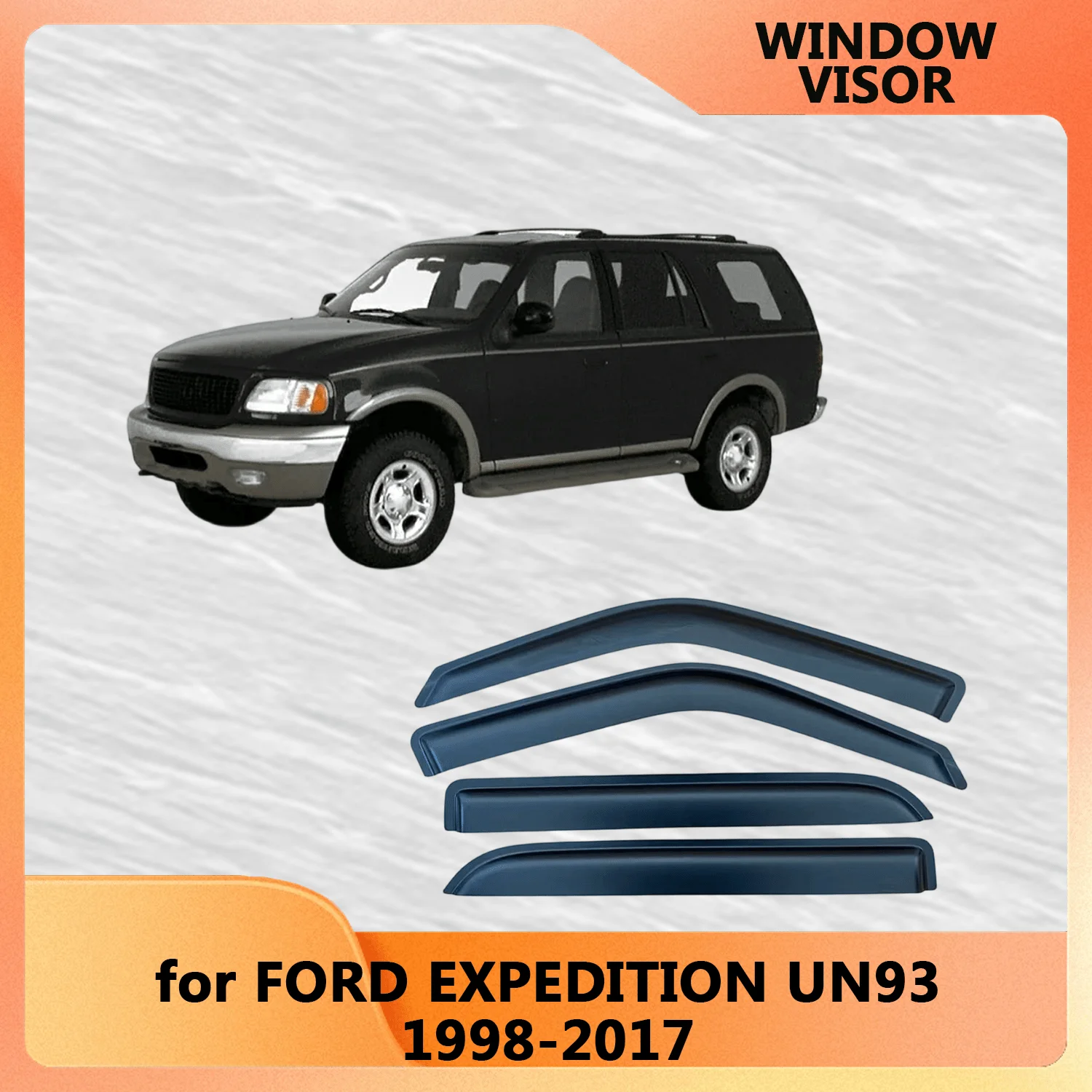 Window Visor for Ford EXPEDITION 1998-2002 2003-2006 2007-2017 Wind Deflectors Rain Guards Door Visor Vent Protectors Shades
Window Visor for Ford EXPEDITION 1998-2002 2003-2006 2007-2017 Wind Deflectors Rain Guards Door Visor Vent Protectors Shades