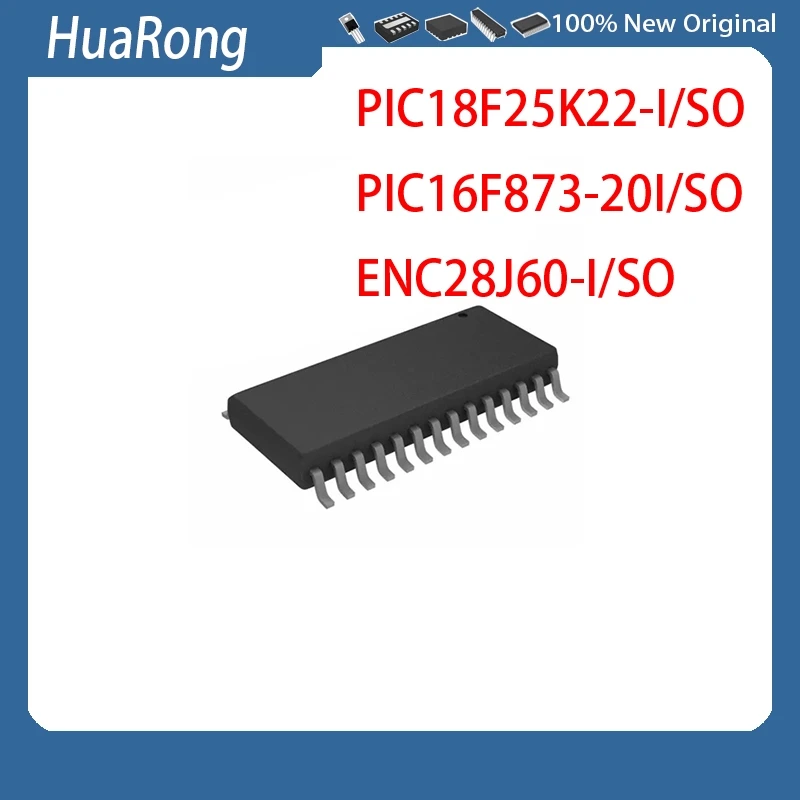 Новый 10 шт./лот PIC18F25K22-I/SO PIC16F873-20I-SO ENC28J60-I-SO SOP-28
Новый 10 шт./лот PIC18F25K22-I/SO PIC16F873-20I-SO ENC28J60-I-SO SOP-28
