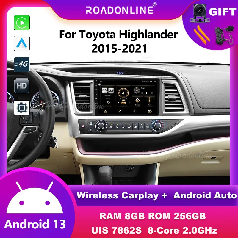 Android 13 For Toyota Highlander 2015-2021 Android Car Radio Multimedia Video Player GPS Stereo CarPlay
Android 13 For Toyota Highlander 2015-2021 Android Car Radio Multimedia Video Player GPS Stereo CarPlay