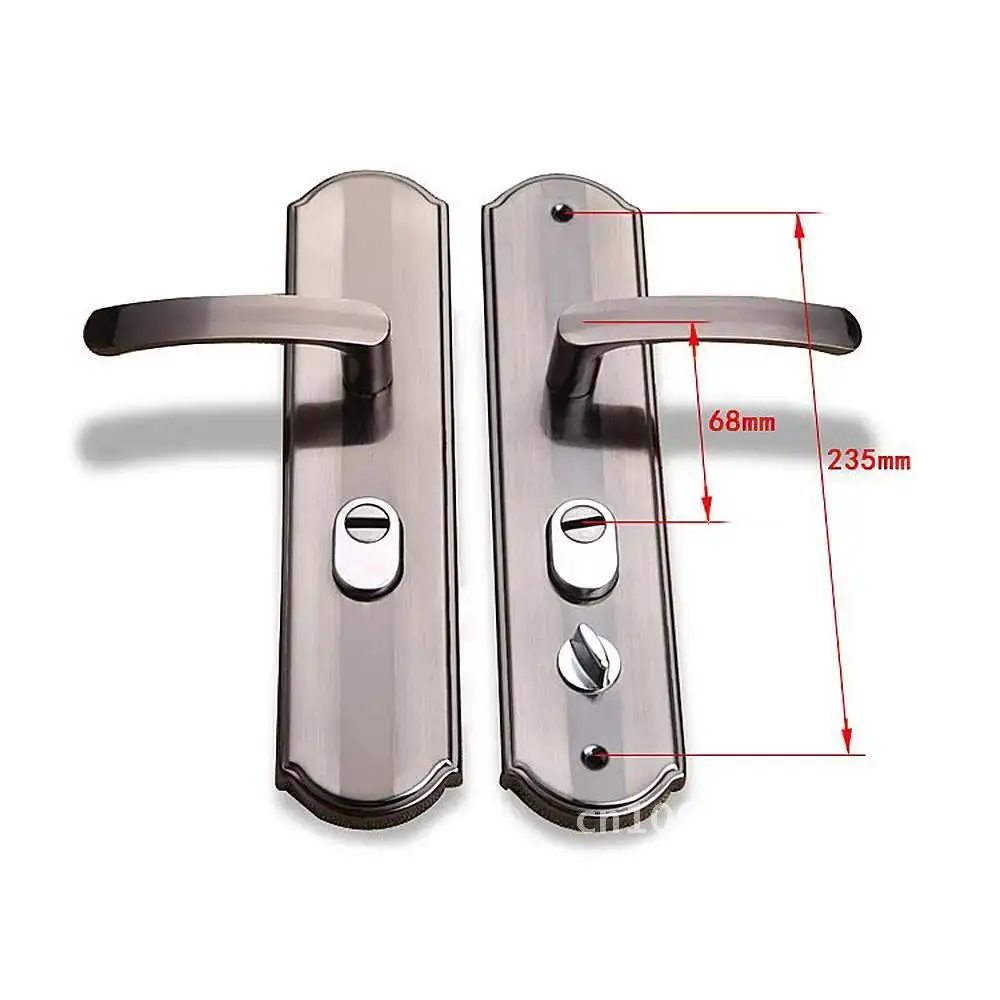 Aluminium Alloy Door Handle Universal Security Door Handle Lock Pair Household Hardware Door Panel Handle Thickened Lock
Aluminium Alloy Door Handle Universal Security Door Handle Lock Pair Household Hardware Door Panel Handle Thickened Lock