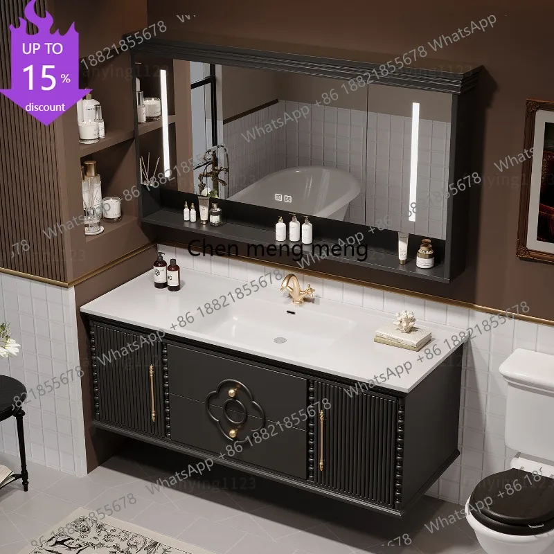F178 French retro oak bathroom cabinet combination floor-to-ceiling toilet washbasin washbasin bathroom cabinet
F178 French retro oak bathroom cabinet combination floor-to-ceiling toilet washbasin washbasin bathroom cabinet
