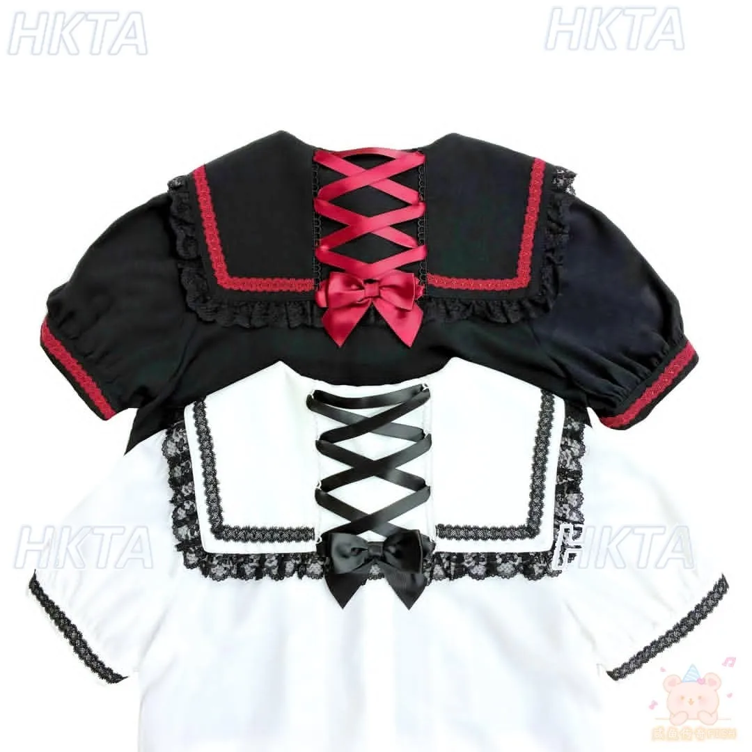 Japanese Mass-produced College Style Uniform Shirt Cute Navy Collar Strap Lolita Short-sleeved Shirts New 2026 Summer Blouse Top
Japanese Mass-produced College Style Uniform Shirt Cute Navy Collar Strap Lolita Short-sleeved Shirts New 2026 Summer Blouse Top