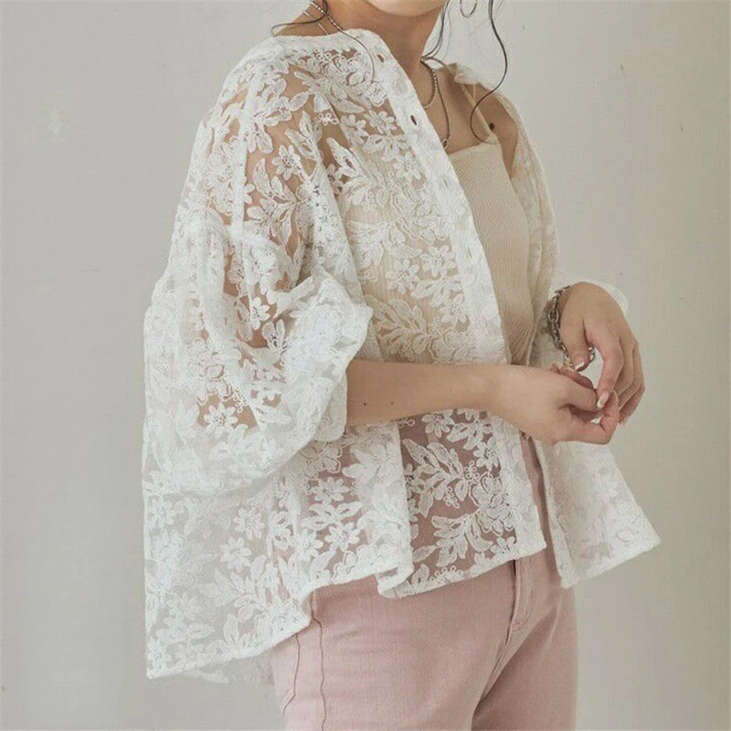Popular Women's Clothing 2025 Spring Long Sleeve Top Lantern Sleeve Round Neck Lace Cardigan Women's Shirt
Popular Women's Clothing 2025 Spring Long Sleeve Top Lantern Sleeve Round Neck Lace Cardigan Women's Shirt