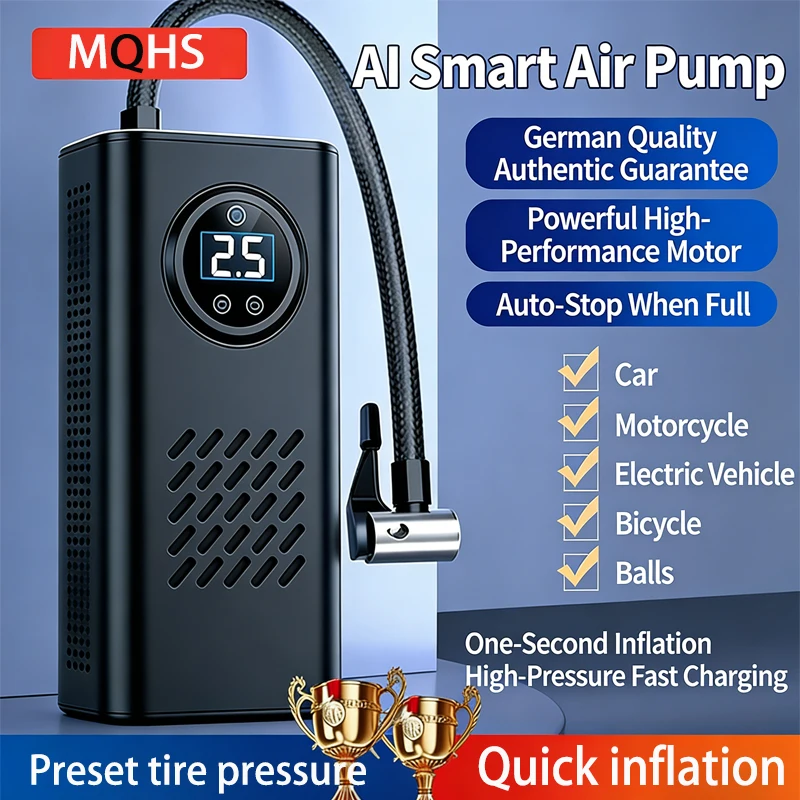 Wireless Air Pump LCD Display Portable Compressor Inflatable Mini Pump for Auto Car Motocycle Bicycle Balls football Accessories
Wireless Air Pump LCD Display Portable Compressor Inflatable Mini Pump for Auto Car Motocycle Bicycle Balls football Accessories