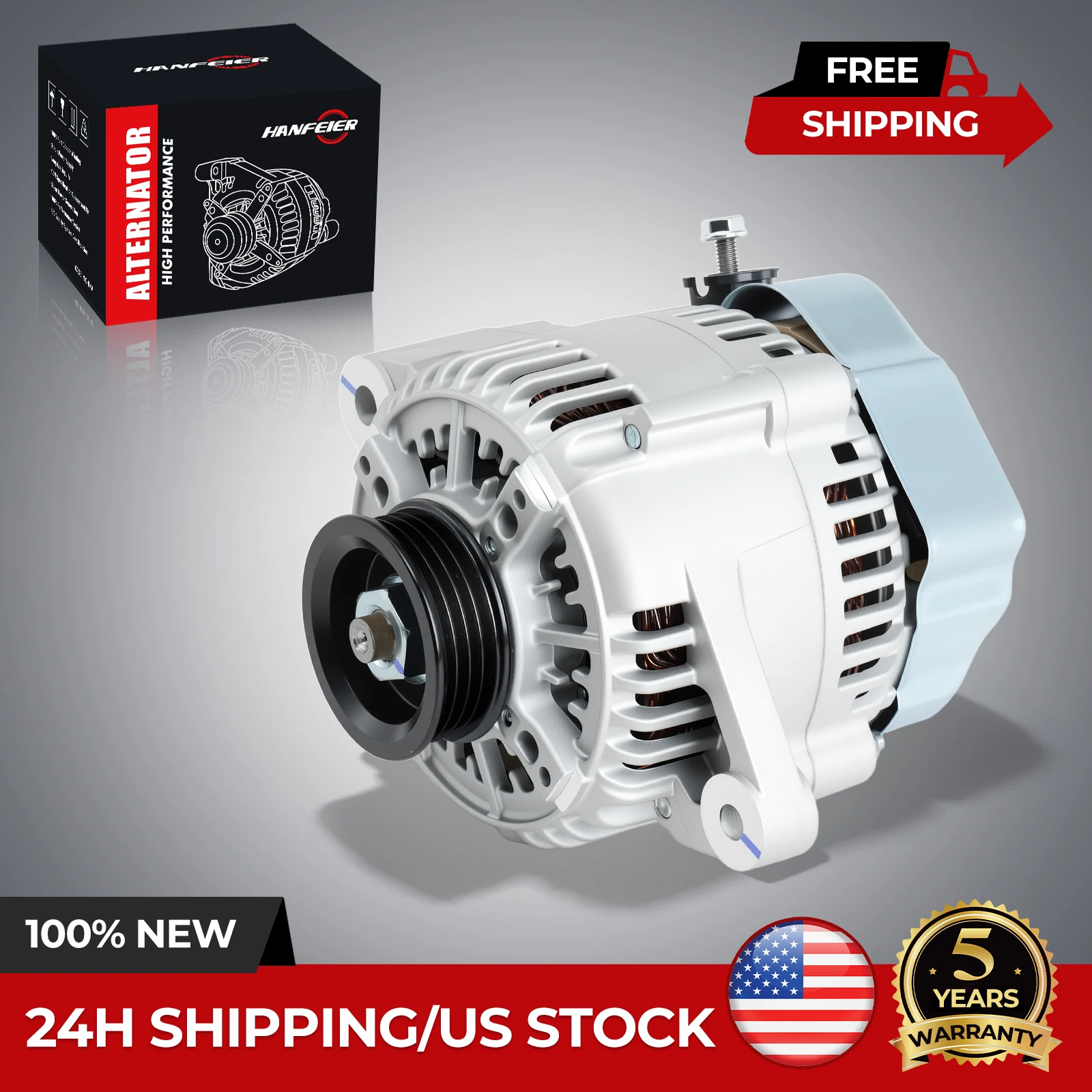 Alternator for Toyota 2000-2004 Tacoma 1999-2002 4Runner V6 3.4L 27060-62160
Alternator for Toyota 2000-2004 Tacoma 1999-2002 4Runner V6 3.4L 27060-62160