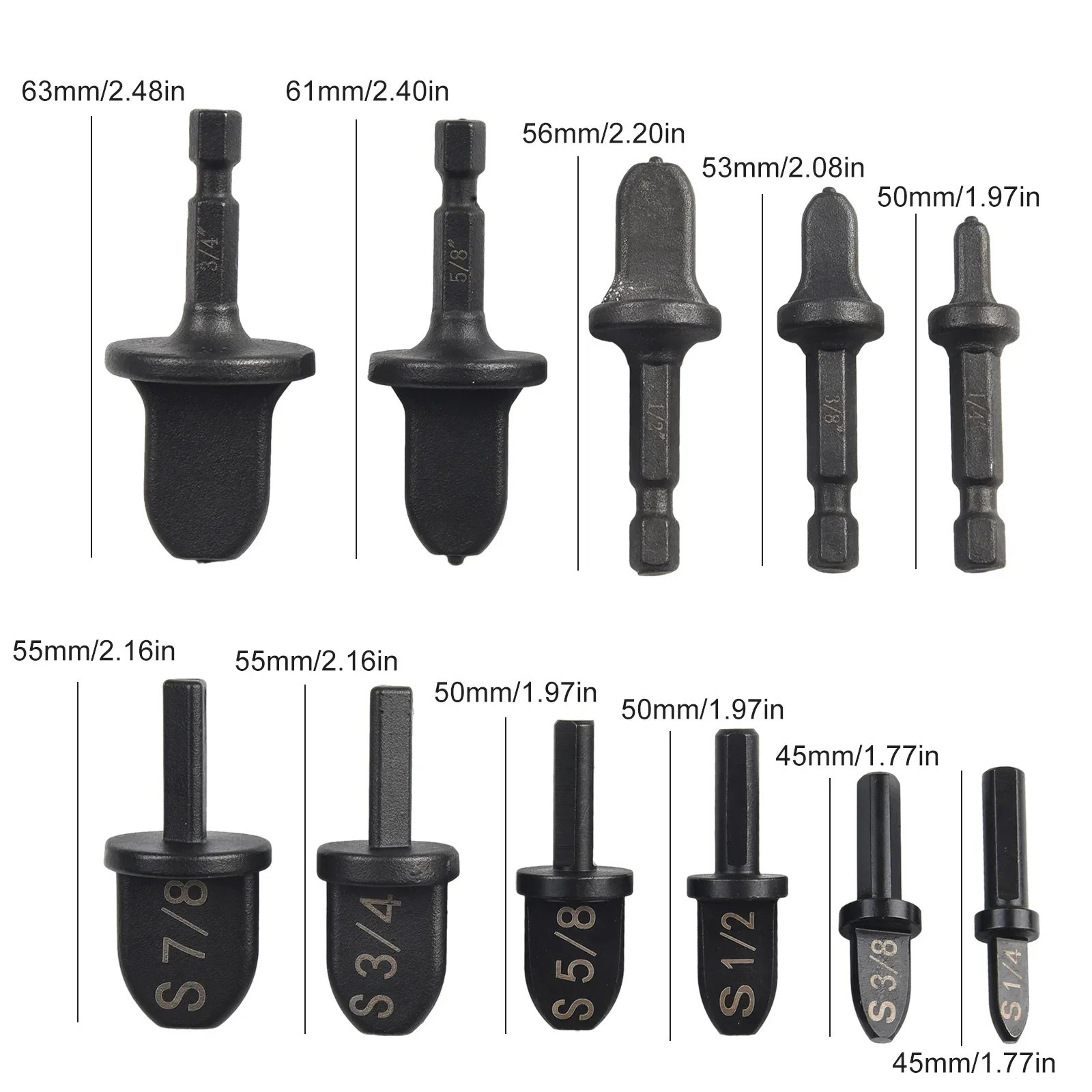 Copper Tube Expander Tool Set 11PCS for Air Conditioning Installation Compatible with Hard & Soft Copper Pipes 45# Steel
Copper Tube Expander Tool Set 11PCS for Air Conditioning Installation Compatible with Hard & Soft Copper Pipes 45# Steel