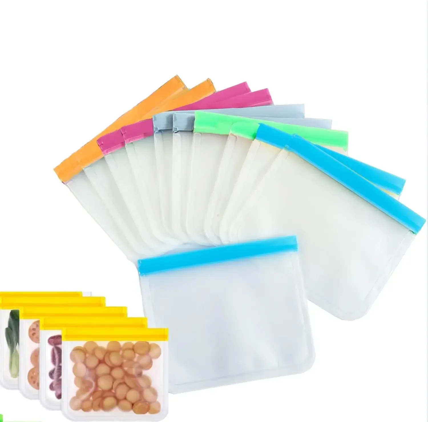 10PCS Leakproof Freezer Food Containers, Double Zipper Seal, BPA-Free, 7x8.7 Inch Reusable Storage Boxes
10PCS Leakproof Freezer Food Containers, Double Zipper Seal, BPA-Free, 7x8.7 Inch Reusable Storage Boxes
