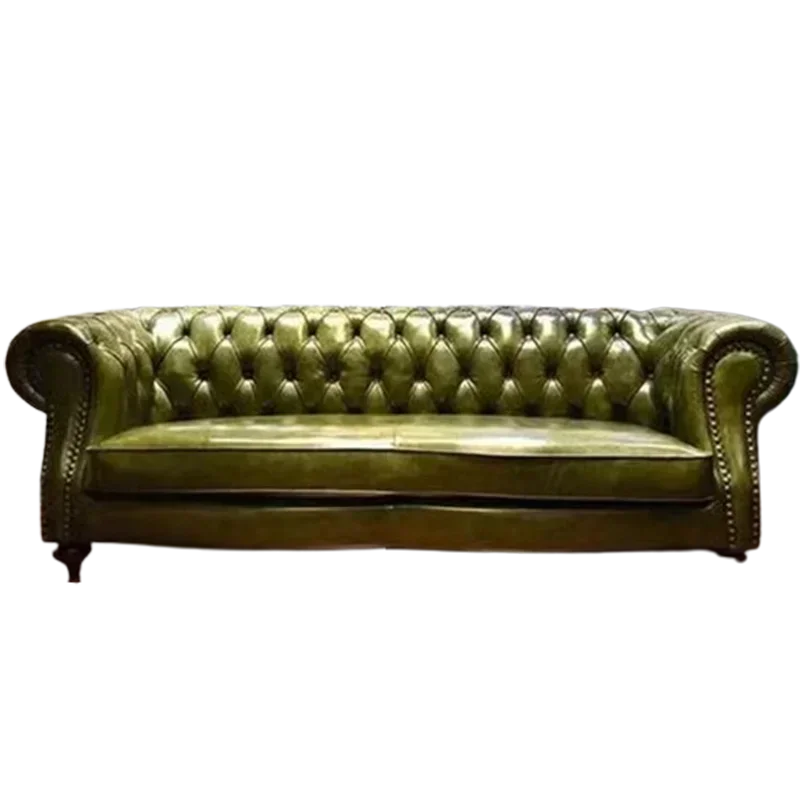 Retro Nordic Sofa Oil Wax Leather Green New Arrival Sofa Combination Large Sillon Relax Reclinable Salon Home Furniture
Retro Nordic Sofa Oil Wax Leather Green New Arrival Sofa Combination Large Sillon Relax Reclinable Salon Home Furniture