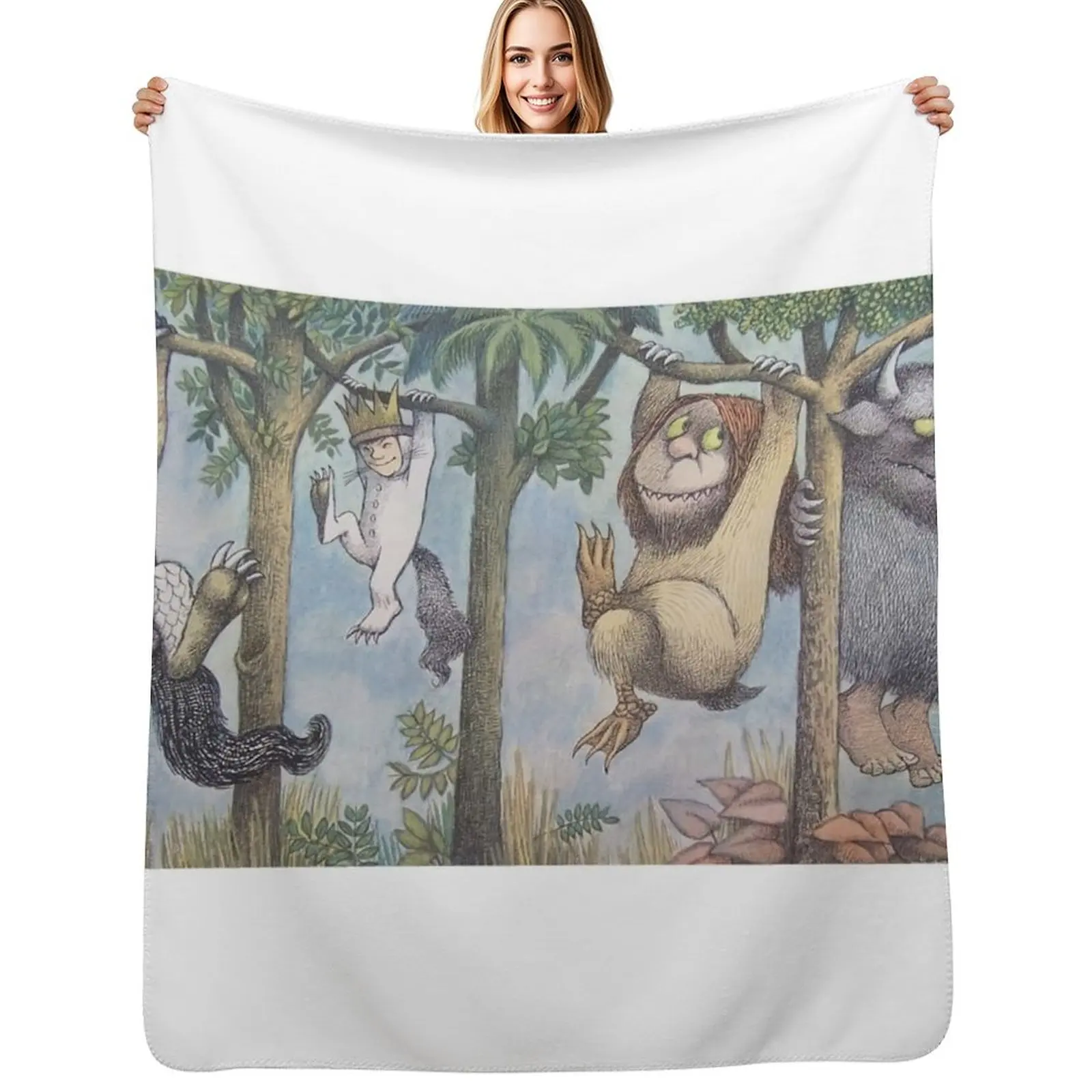 Maurice Sendak Throw Blanket Cozy Napping Blanket Gift for Mom Dad
Maurice Sendak Throw Blanket Cozy Napping Blanket Gift for Mom Dad