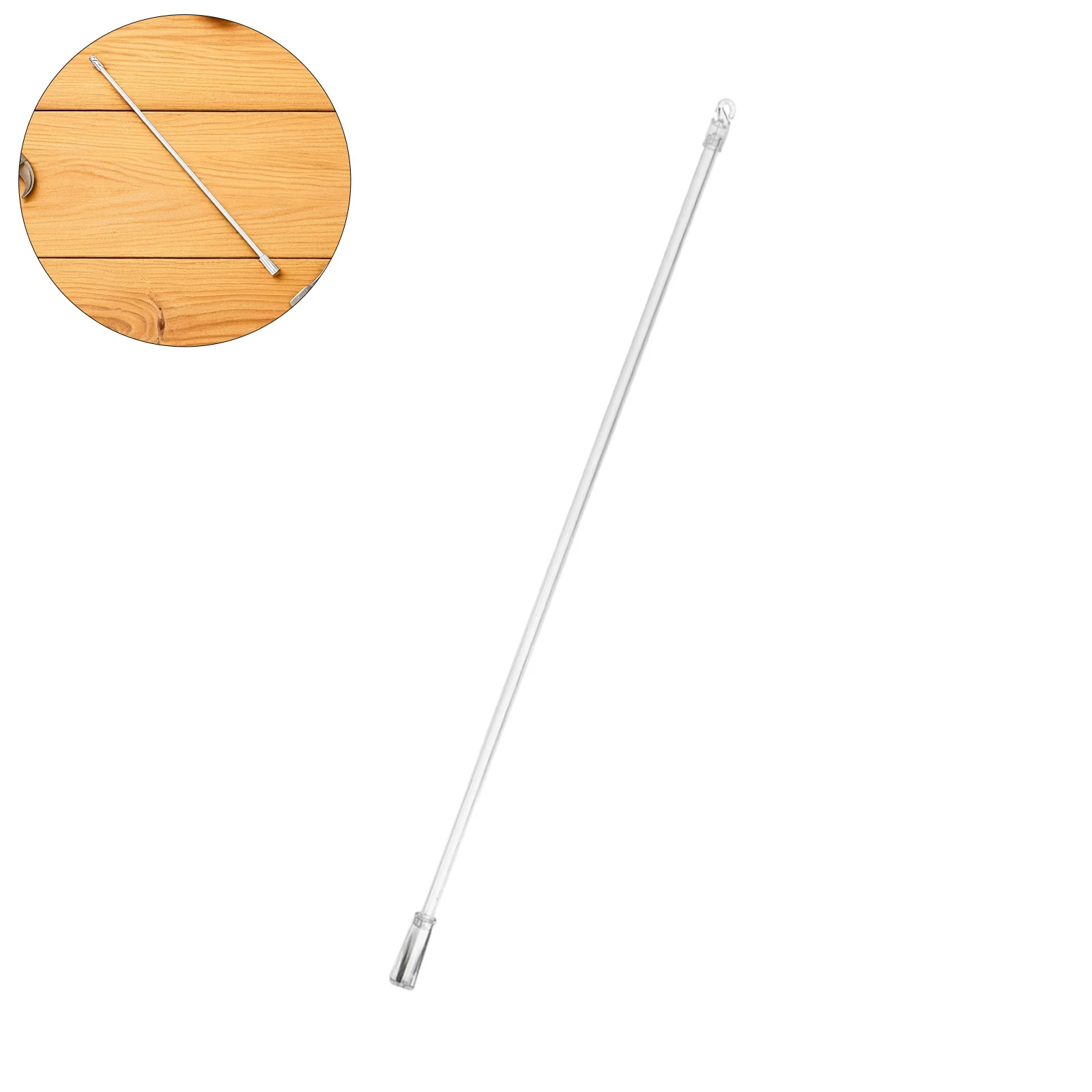 Curtain Pull Rod Clear Tilt Blind Opener 15 Inch Durable PP Material Minimalist Design for Window Shades Blind Stick 
Curtain Pull Rod Clear Tilt Blind Opener 15 Inch Durable PP Material Minimalist Design for Window Shades Blind Stick