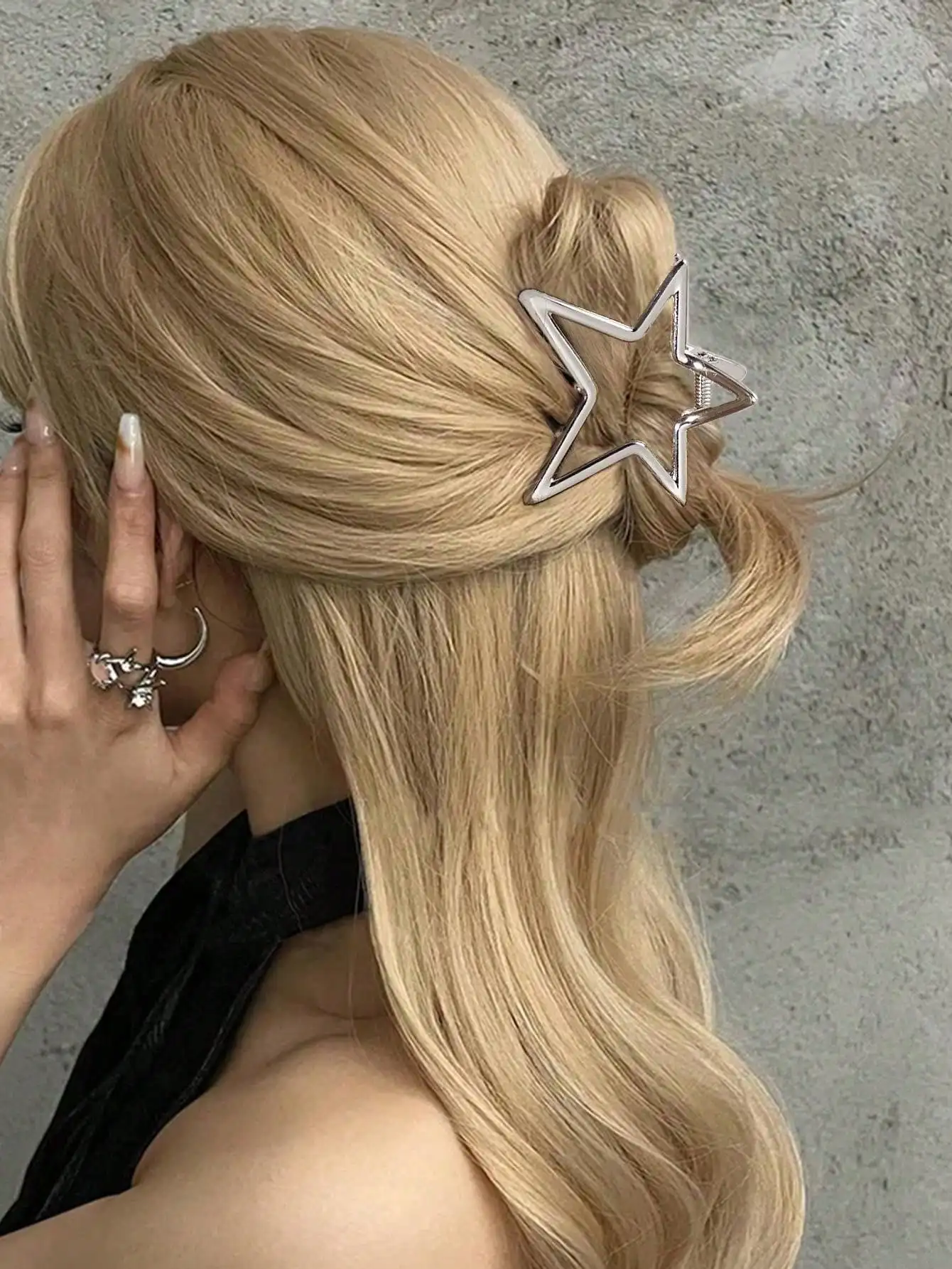 1pc Y2K Star Hair Claw Clip Cute Half Up Hair Accessories for Fine Hair Women
1pc Y2K Star Hair Claw Clip Cute Half Up Hair Accessories for Fine Hair Women