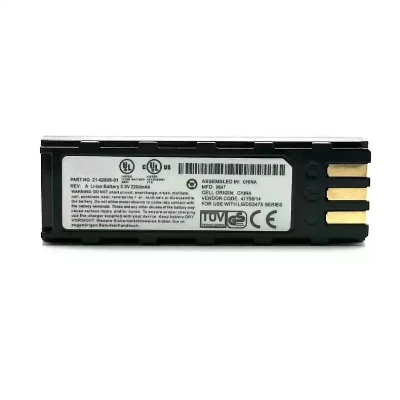 100%Original 2200mAh for Symbol 21-62606-01 LS3478 DS3478 LS3578 DS3578 MT2000 DSS3478 XS3478 Wireless Barcode Collector Battery
100%Original 2200mAh for Symbol 21-62606-01 LS3478 DS3478 LS3578 DS3578 MT2000 DSS3478 XS3478 Wireless Barcode Collector Battery