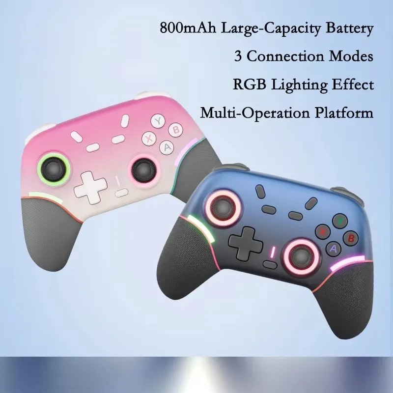 Multi-Platform Gamepad X9 For Switch 2/Switch/PC/PS3/PS2,Game Controller with Vibration,RGB Lighting Effect,Dual Back Keys&Macro
Multi-Platform Gamepad X9 For Switch 2/Switch/PC/PS3/PS2,Game Controller with Vibration,RGB Lighting Effect,Dual Back Keys&Macro