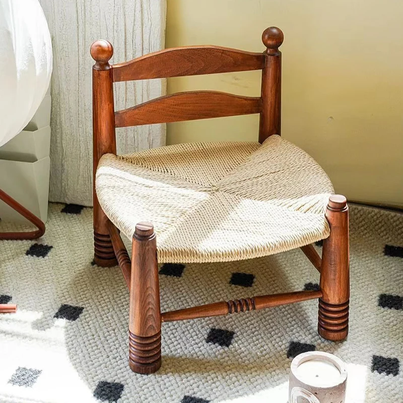 French medieval rattan chair solid wood low stool cow stool shoe chair retro furniture chair vintage log design
French medieval rattan chair solid wood low stool cow stool shoe chair retro furniture chair vintage log design