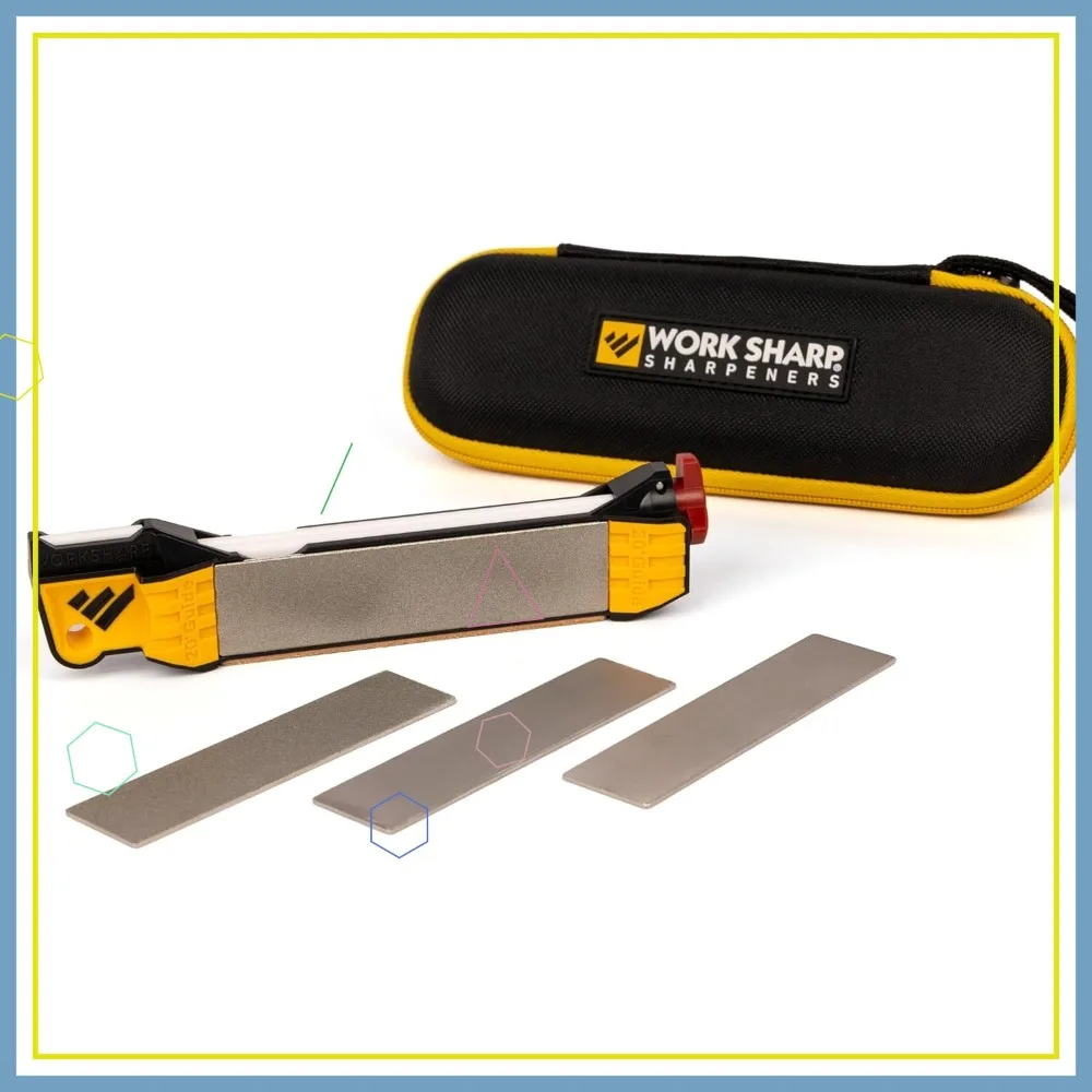 Work Sharp Guided Field Sharpener Elite with Case, Travel Knife Sharpener Tool
Work Sharp Guided Field Sharpener Elite with Case, Travel Knife Sharpener Tool