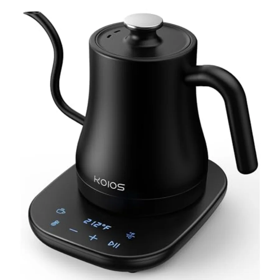 Gooseneck Electric Kettle with ±1℉ Temperature Control and Mute Mode 0.8L Pour Over Kettle for Coffee and Tea 1200W Quick Heati
Gooseneck Electric Kettle with ±1℉ Temperature Control and Mute Mode 0.8L Pour Over Kettle for Coffee and Tea 1200W Quick Heati