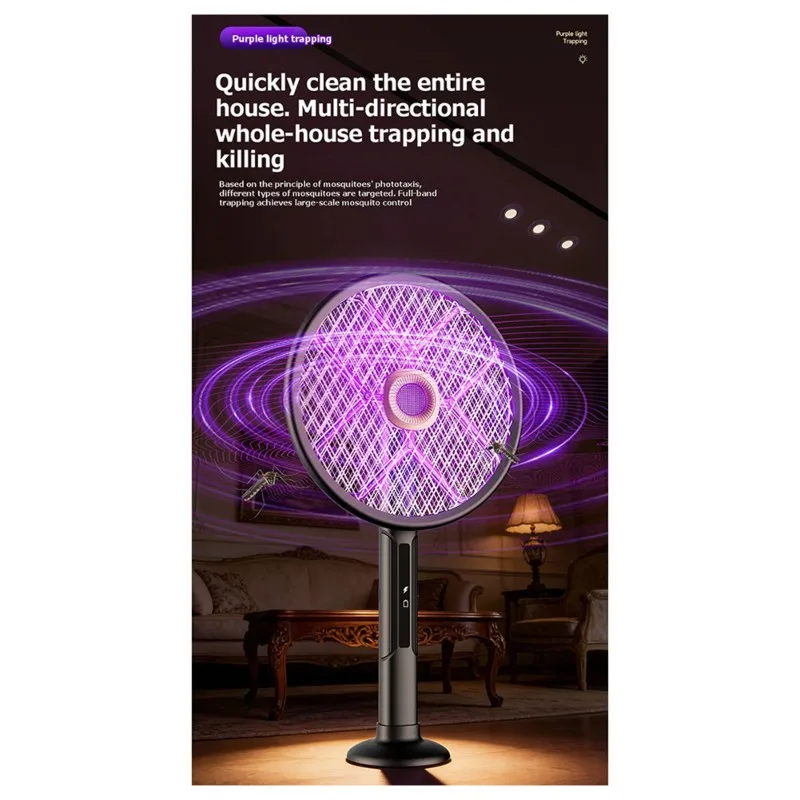 75STO-New Telescopic Mosquito Swatter With Light Trap And Electric Shock 2-In-1 Rechargeable Electric Mosquito Killer
75STO-New Telescopic Mosquito Swatter With Light Trap And Electric Shock 2-In-1 Rechargeable Electric Mosquito Killer