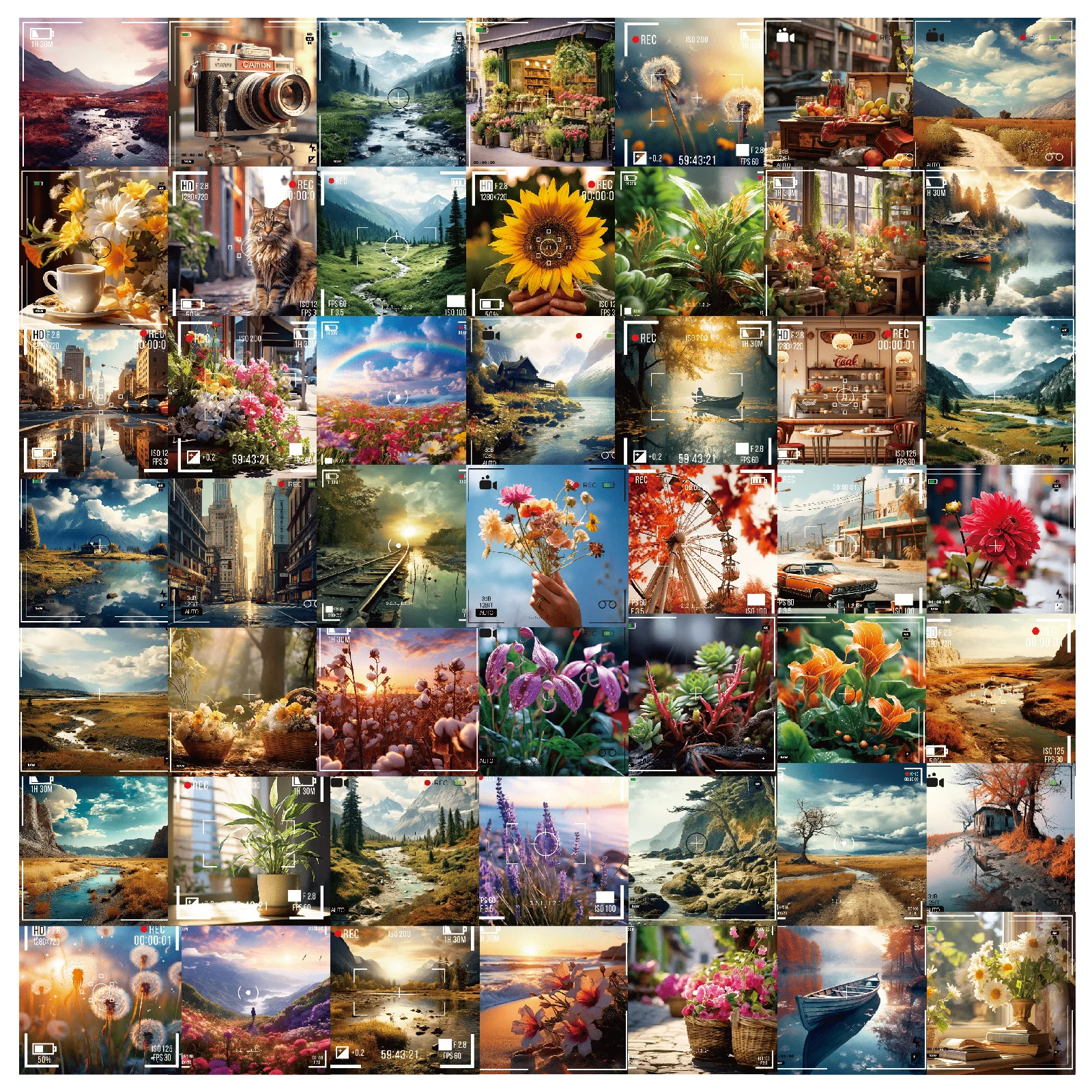 10/30/50PCS Landscape Photography Cartoon Sticker Beautiful Scenery Art Graffiti Decals Laptop Phone Guitar Classic Kid Toys
10/30/50PCS Landscape Photography Cartoon Sticker Beautiful Scenery Art Graffiti Decals Laptop Phone Guitar Classic Kid Toys