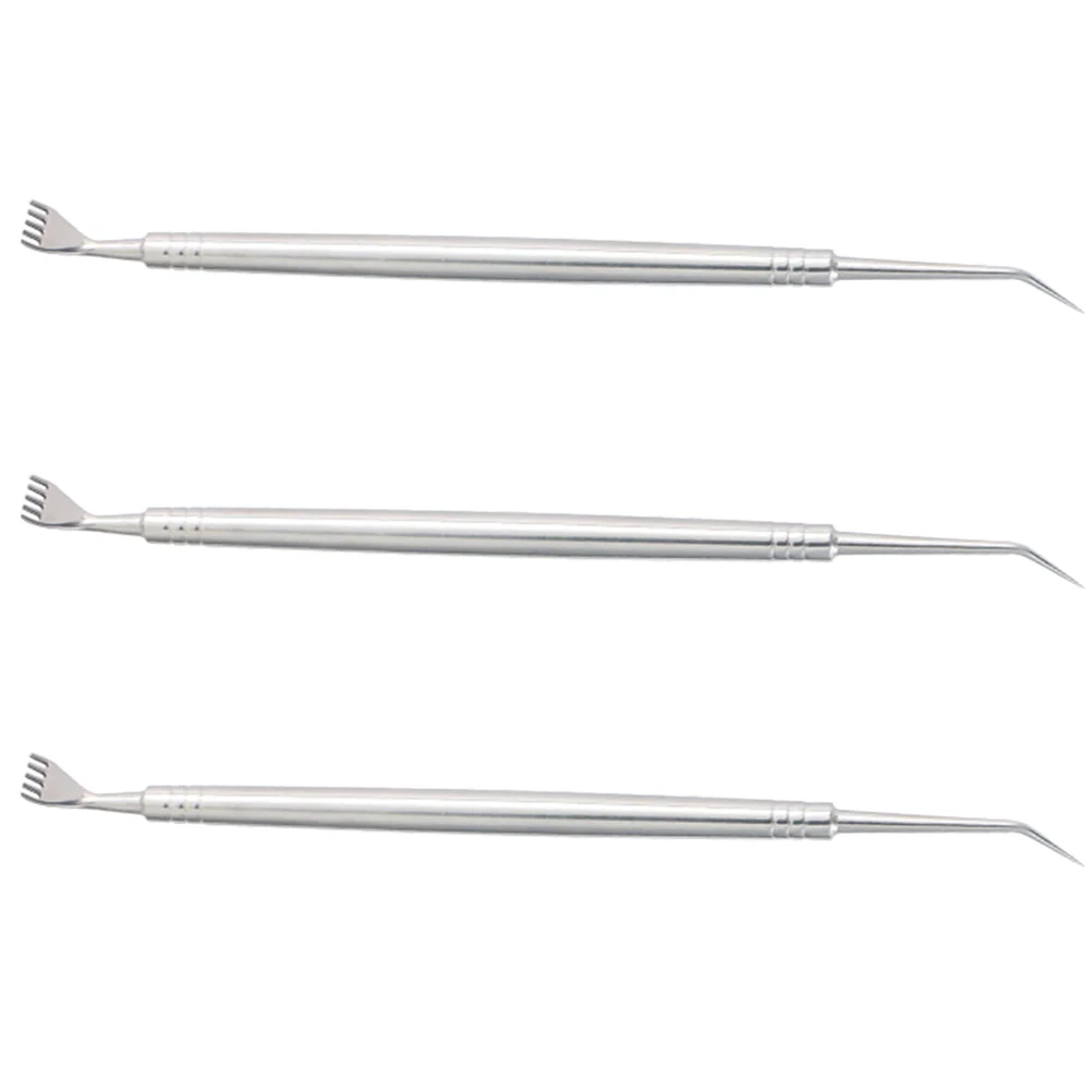 3 Pcs Stainless Steel Double Eyelash Perming Tool Separator Lift Curler Kit for Curly Lashes Ergonomic Comb Design
3 Pcs Stainless Steel Double Eyelash Perming Tool Separator Lift Curler Kit for Curly Lashes Ergonomic Comb Design