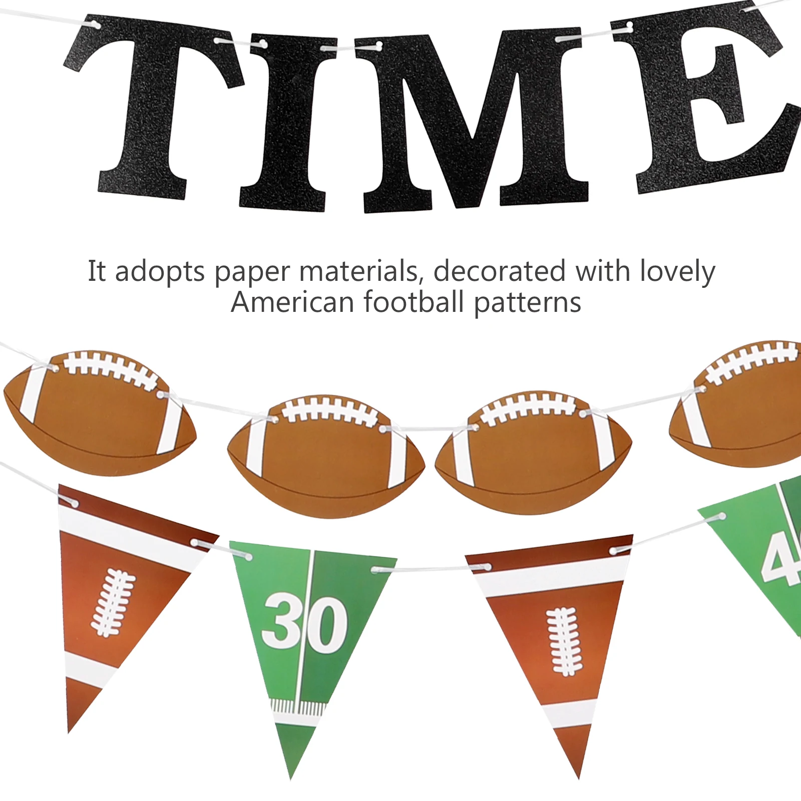 3 set 3 Sets Paper Football Banner Decorative Hanging Party Wall Banner Sports Theme Birthday Decorations For Adults Fans
3 set 3 Sets Paper Football Banner Decorative Hanging Party Wall Banner Sports Theme Birthday Decorations For Adults Fans