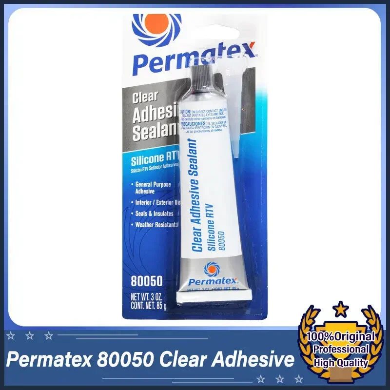 Прозрачный клейкий герметик Permatex 80050, 3 унции, 85 г, силиконовый клей RTV Sellador
Прозрачный клейкий герметик Permatex 80050, 3 унции, 85 г, силиконовый клей RTV Sellador