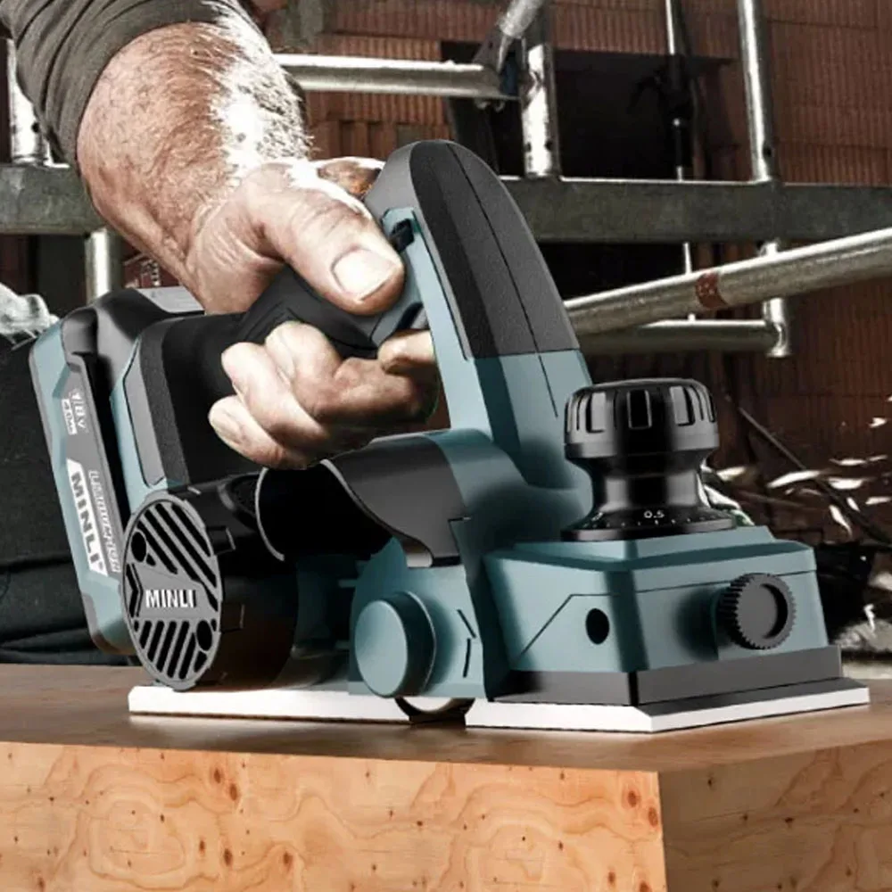 Brushless Planer Multifunctional Home Desktop Hair Planer Woodworking Portable Hand Tool for Makita 18V Lithium Battery
Brushless Planer Multifunctional Home Desktop Hair Planer Woodworking Portable Hand Tool for Makita 18V Lithium Battery