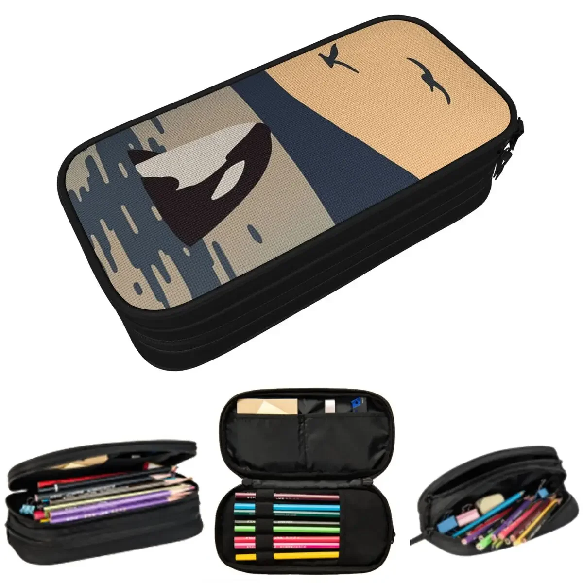 Killer Whale Orca Pencil Cases Large Capacity Pen Bags Pen Box Pencil Pouch For Boys Girls Students Stationery School Office
Killer Whale Orca Pencil Cases Large Capacity Pen Bags Pen Box Pencil Pouch For Boys Girls Students Stationery School Office