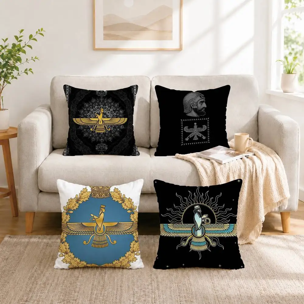 A-Achaemenid E-Empire Faravahar Totem Square Double-Sided printed Pillow Case Bedroom Bedside Pillow Sofa Cushion Cover Gift
A-Achaemenid E-Empire Faravahar Totem Square Double-Sided printed Pillow Case Bedroom Bedside Pillow Sofa Cushion Cover Gift