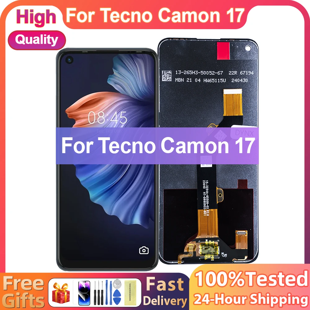 Протестированный 6,6 "для Tecno Camon 17, ЖК-дисплей CG6j, ЖК-дисплей, сенсорный экран в сборе, Camon 17 CG6, ЖК-дисплей, замена сенсорного дигитайзера
Протестированный 6,6 "для Tecno Camon 17, ЖК-дисплей CG6j, ЖК-дисплей, сенсорный экран в сборе, Camon 17 CG6, ЖК-дисплей, замена сенсорного дигитайзера