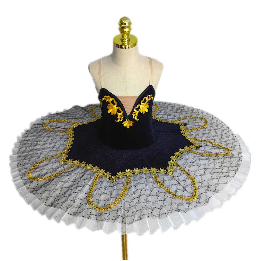 Black Ballet Tutu Skirt Professional Ballet Costumes Velvet Tops Girls Ballerina Dress Kids Belly Dance
Black Ballet Tutu Skirt Professional Ballet Costumes Velvet Tops Girls Ballerina Dress Kids Belly Dance