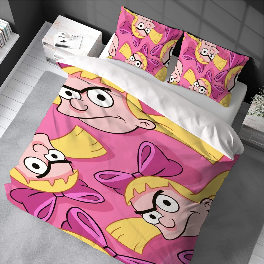 Cartoon Heys A-Arnold Duvet Cover Set Soft Wash Bed 3 Piece Summer Comfortable Student Dormitory Home Baby Bedding Best seller
Cartoon Heys A-Arnold Duvet Cover Set Soft Wash Bed 3 Piece Summer Comfortable Student Dormitory Home Baby Bedding Best seller