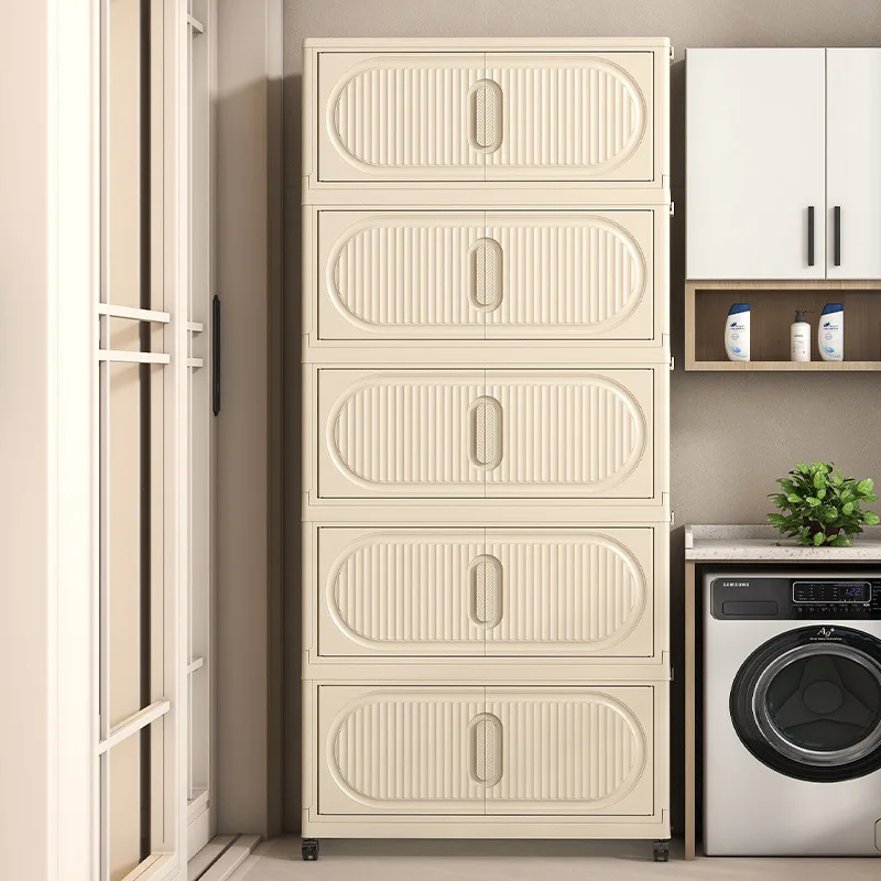 Extra Large 85cm Wide Foldable Storage Cabinet for Bedroom Clothes and Miscellaneous Items No Installation Required Multi
Extra Large 85cm Wide Foldable Storage Cabinet for Bedroom Clothes and Miscellaneous Items No Installation Required Multi