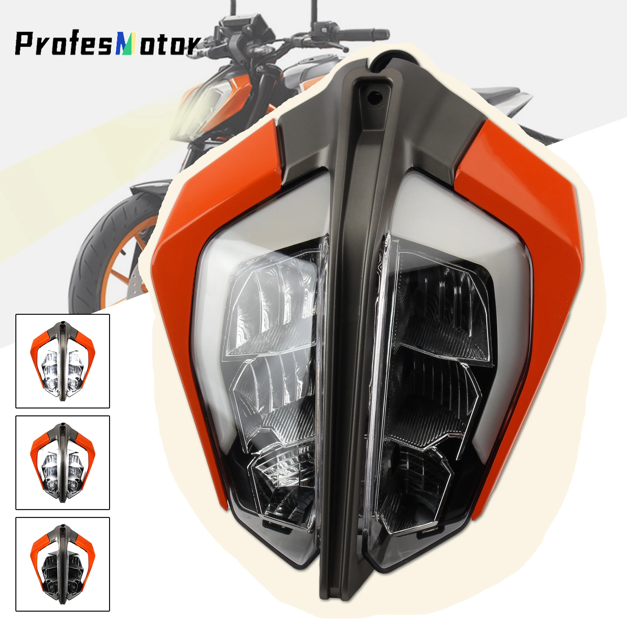 For KTM Duke 250 390 2017-2022 Motorcycle LED Headlight Plate Supermoto Dirt Pit Bike Fairing Headlamp Enduro Accessories
For KTM Duke 250 390 2017-2022 Motorcycle LED Headlight Plate Supermoto Dirt Pit Bike Fairing Headlamp Enduro Accessories