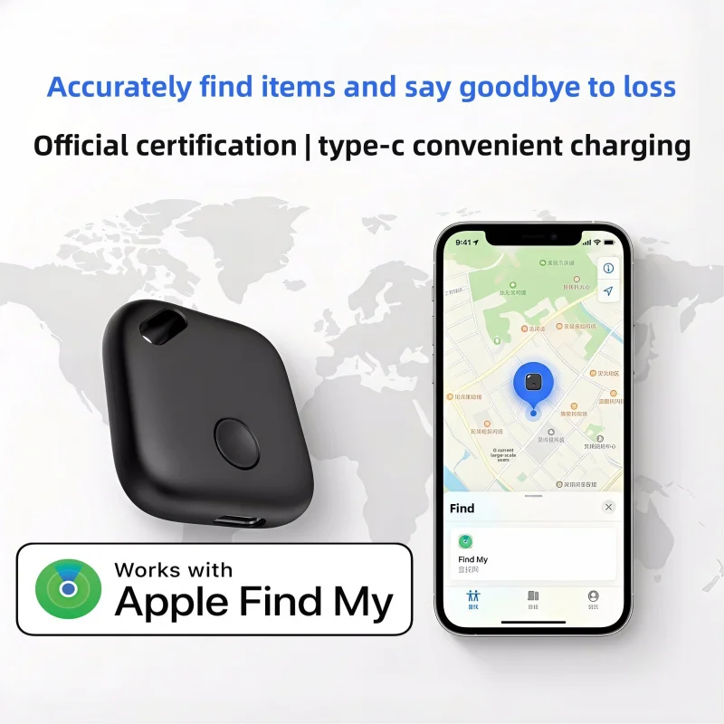Совместим с iOS, USB-C трекер с защитой от потери: перезаряжаемый умный локатор для поиска ключей и других предметов по всему миру — идеальное решение.
Совместим с iOS, USB-C трекер с защитой от потери: перезаряжаемый умный локатор для поиска ключей и других предметов по всему миру — идеальное решение.